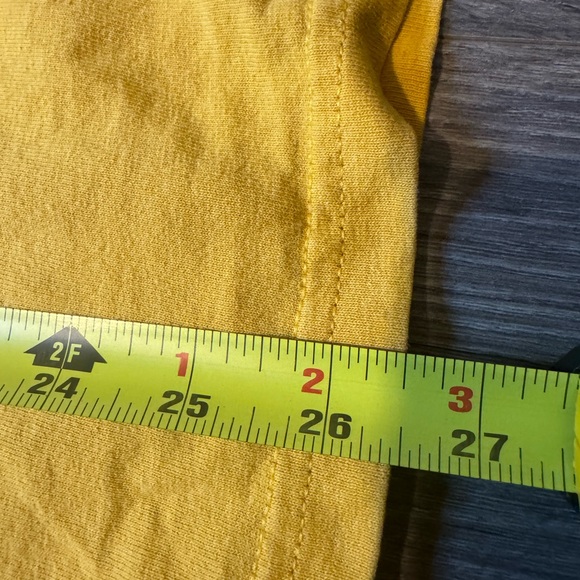 Vintage I Am A Messenger Christian Graphic Tee Yellow Jesus Shirt Size M Y2K - Picture 6 of 13